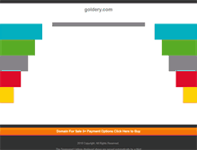 Tablet Screenshot of goldery.com